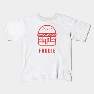 Burger Foodie - Food lover Kids T-Shirt